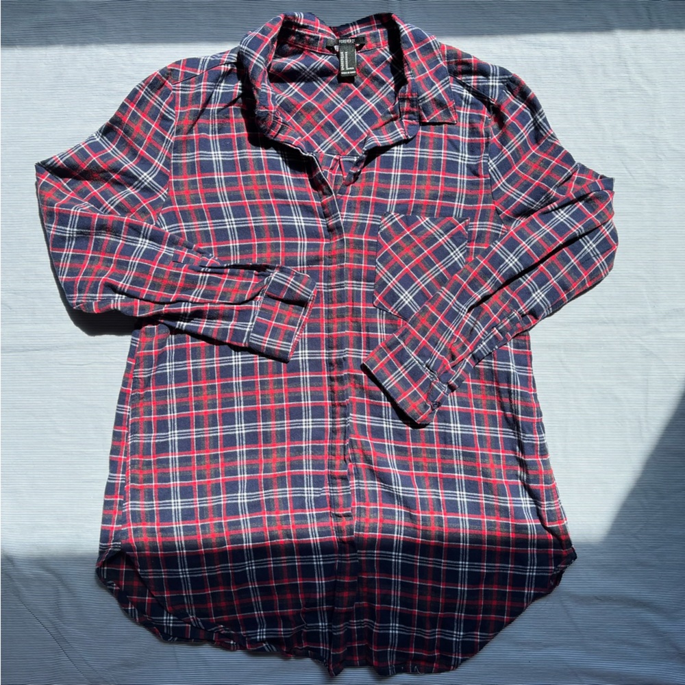 FOREVER 21 Plaid Flannel Shirt